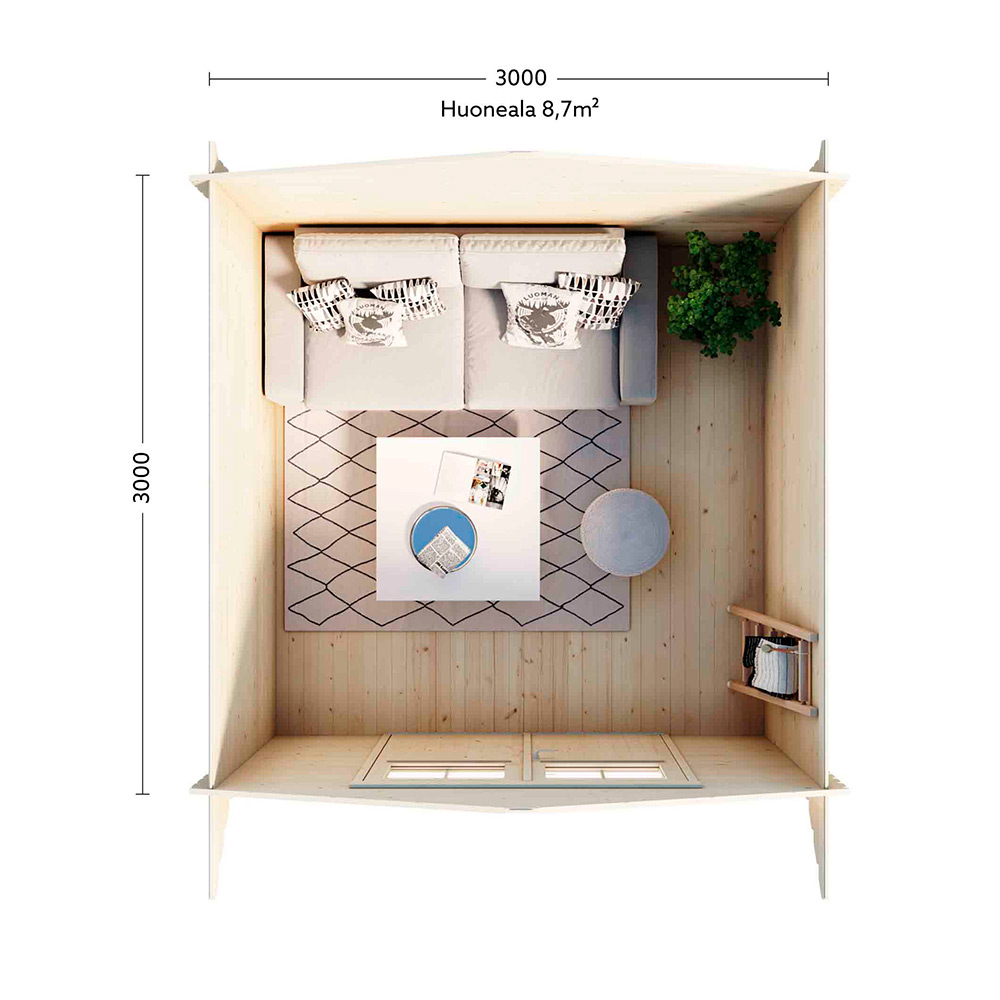 Förråd Luoman Lillevilla Hilla 9 m2