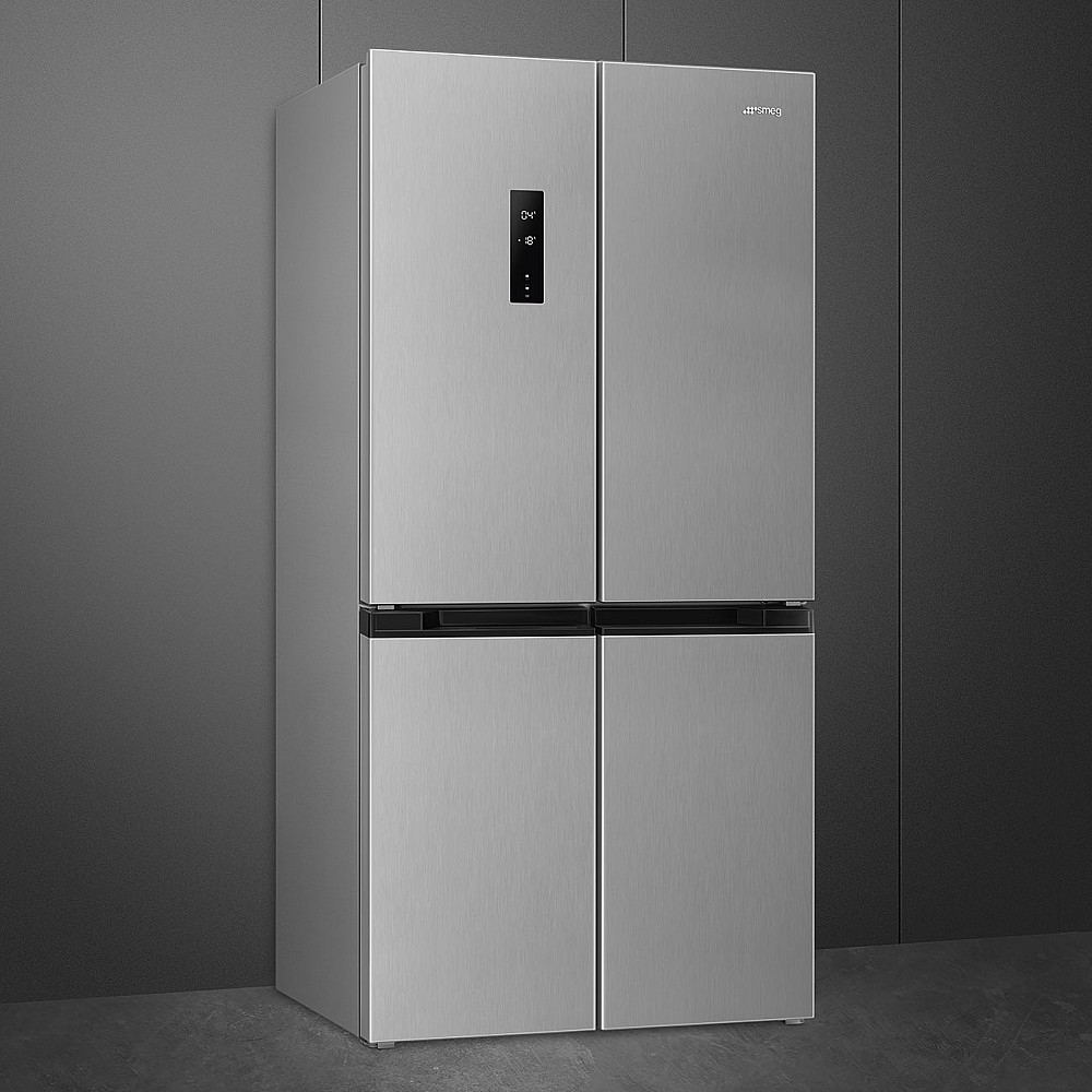 Kombinerad Kyl/Frys Smeg FQI48XD french door, Rostfri stål