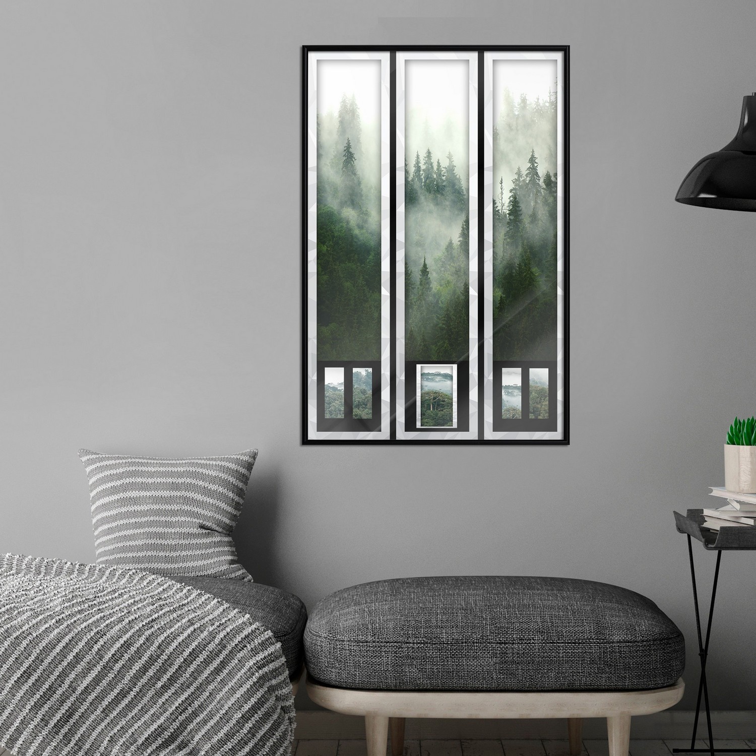 Affisch - Memories Cards [Poster] 40x60 Svart ram, 40x60 cm
