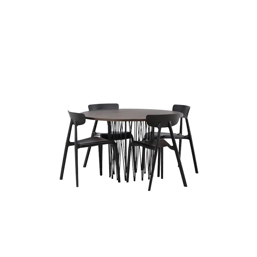 Matgrupp furniture/fashion Stone med 4 Ursholmen Stolar