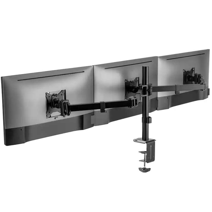 Monitorarm LogiLink Trippel 17-27 tum 2x658 mm