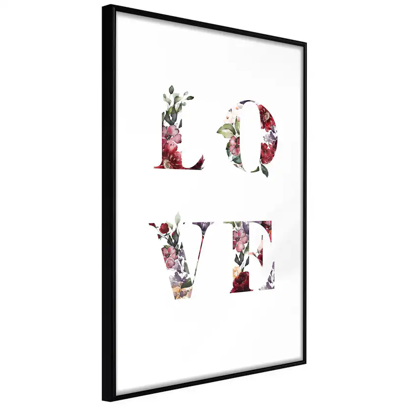 Poster Artgeist Affisch Love in Flowers