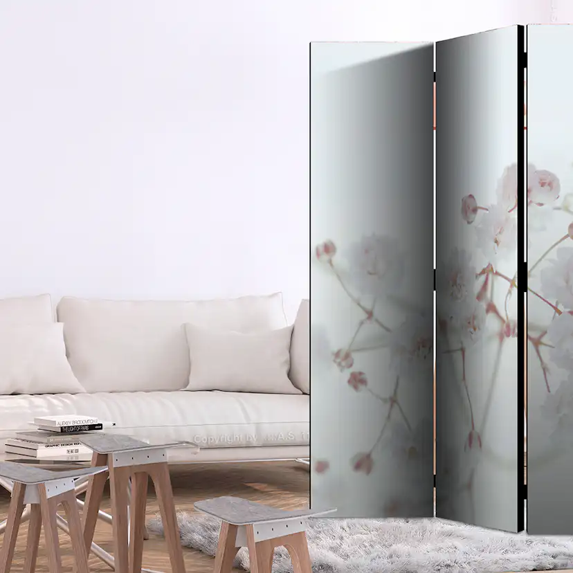 Rumsavdelare Arkiio White Flowers 135x172 cm