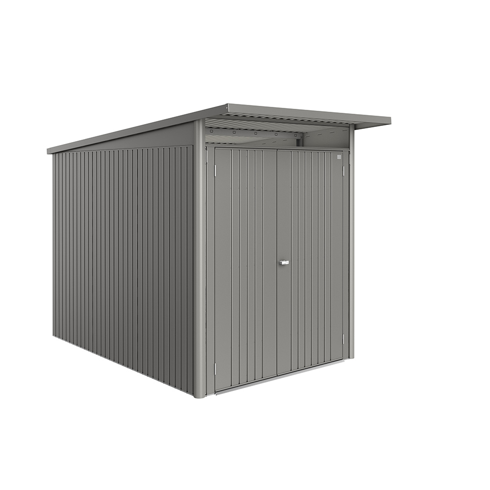 Redskapsbod Biohort Avantgarde Eco A3 Metallic Kvartsgrå Dubbeldörr