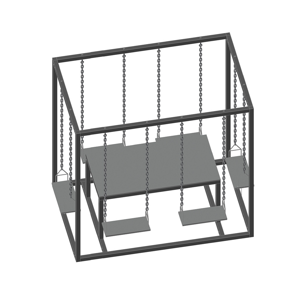 Pergolagunga Jabo Med Bord För 6 Personer 2200x1400x2100 mm