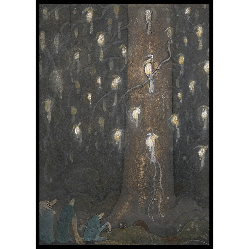 Poster Gallerix Fågelsången av John Bauer