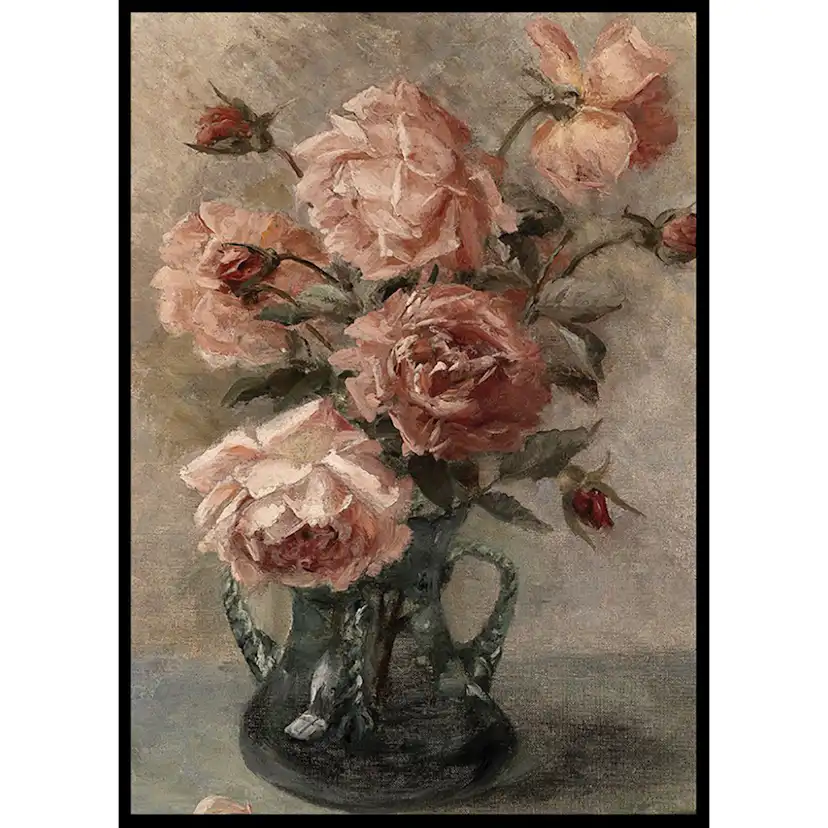 Poster Gallerix Rosen In Vase By Elise Nees Von Esenbeck