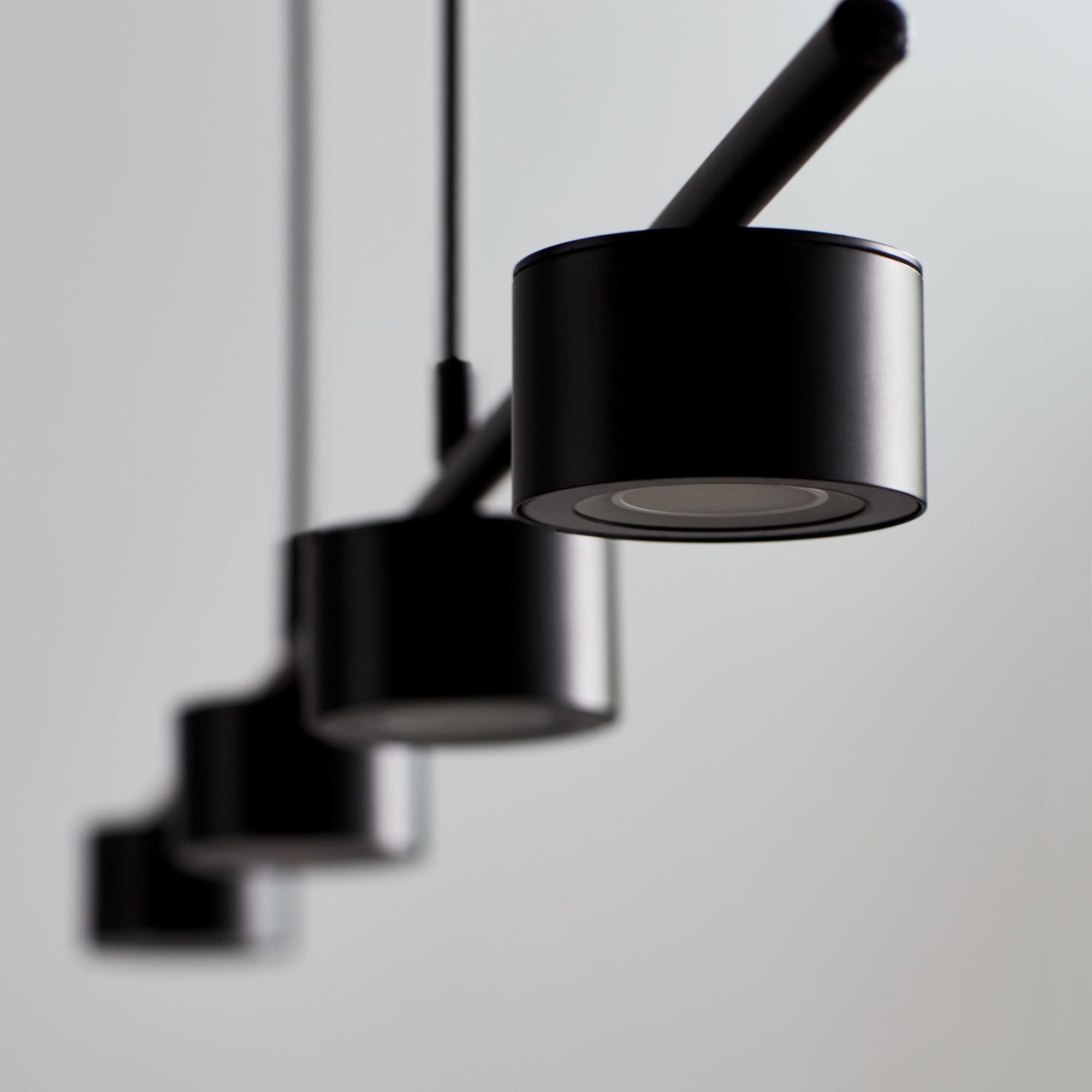 Taklampa Nordlux Clyde Svart 4L Pendel med LED
