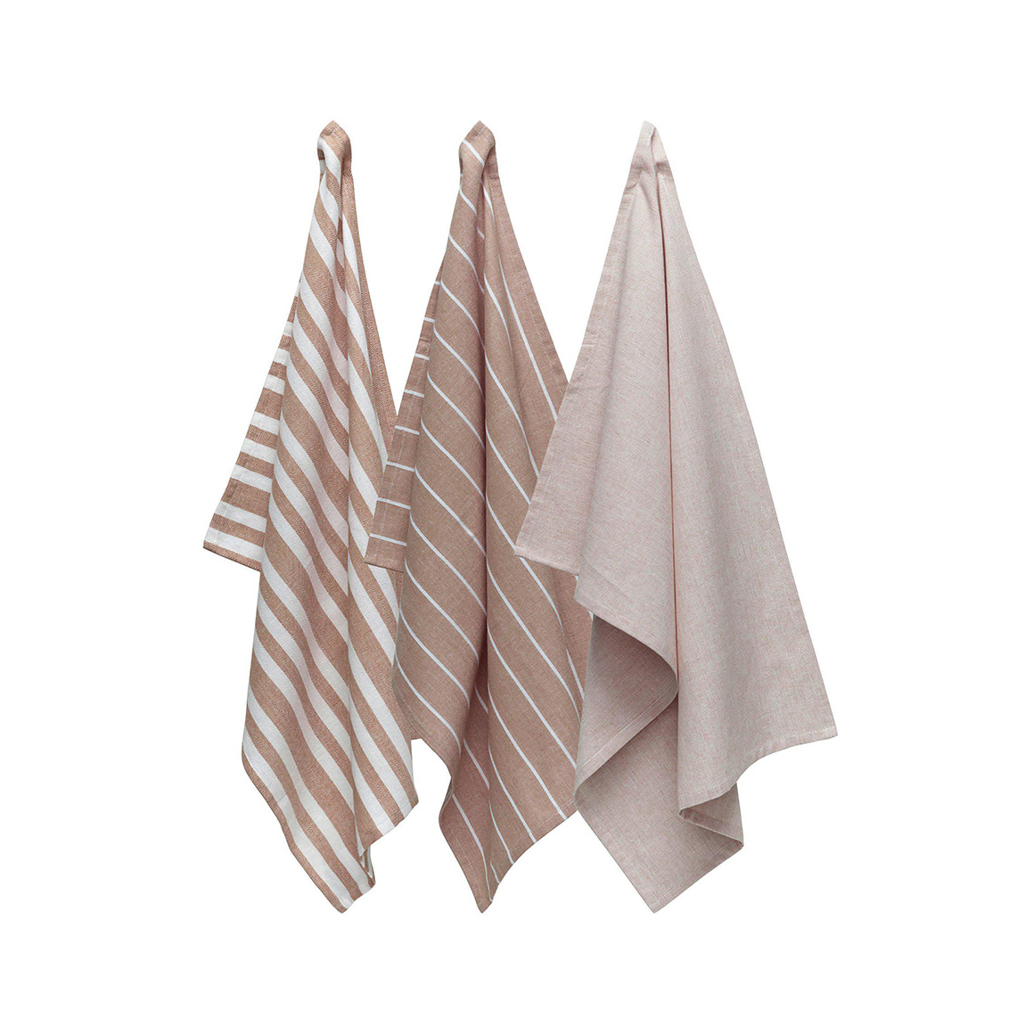 Kökshandduk Alba 3-pack, Kanel