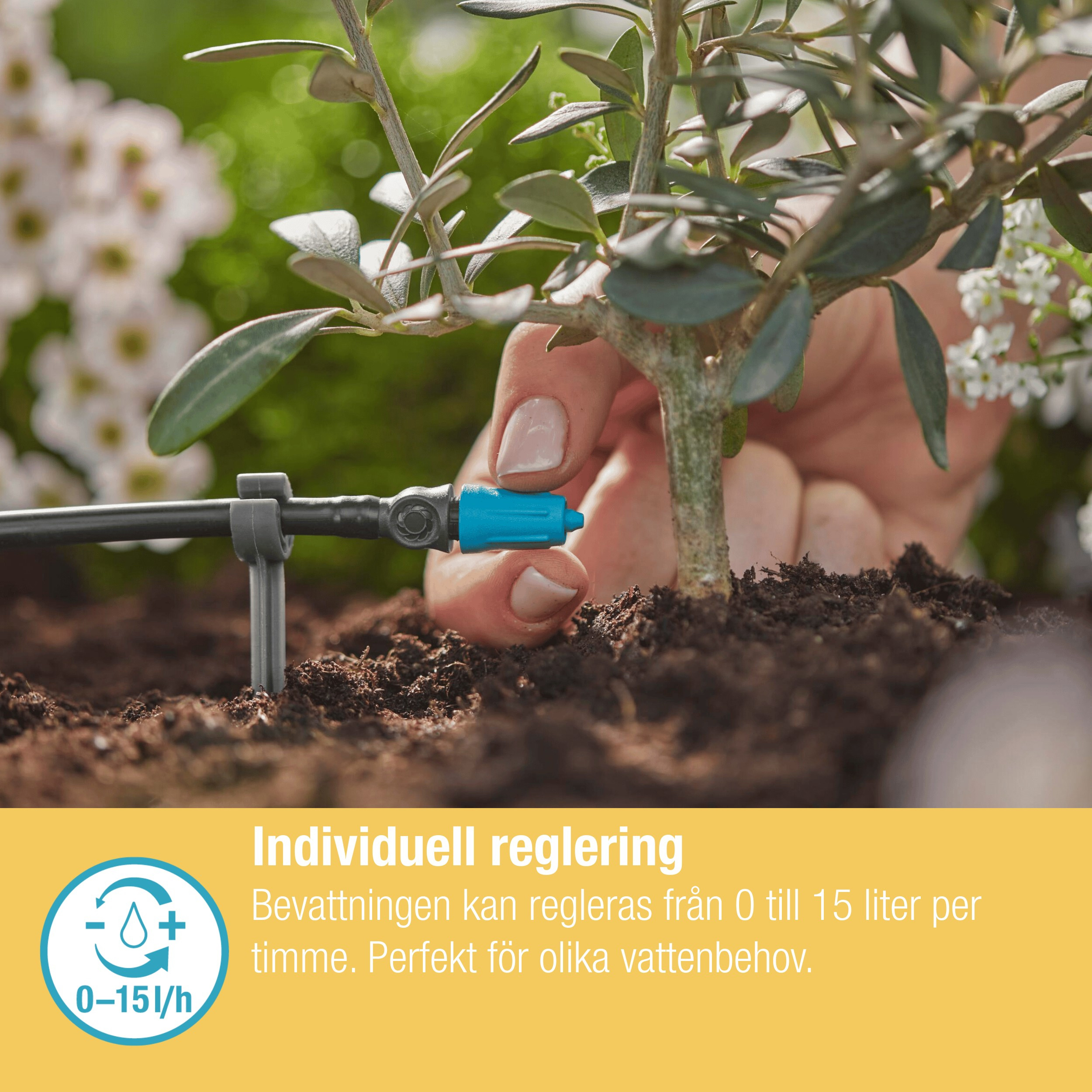 Droppspridare Gardena Micro-Drip Ställbar