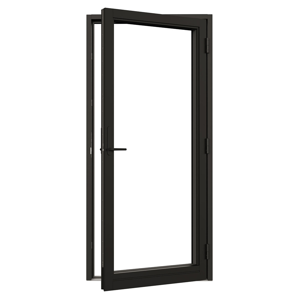 Fönsterdörr NorDan NTech Helglasad Aluminium BlackLine Svart