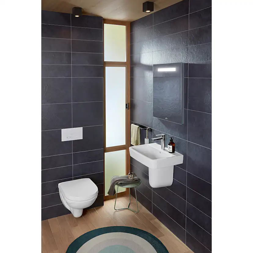 Spolknapp Villeroy & Boch ViConnect installationssystemen 92 Antracit Matt