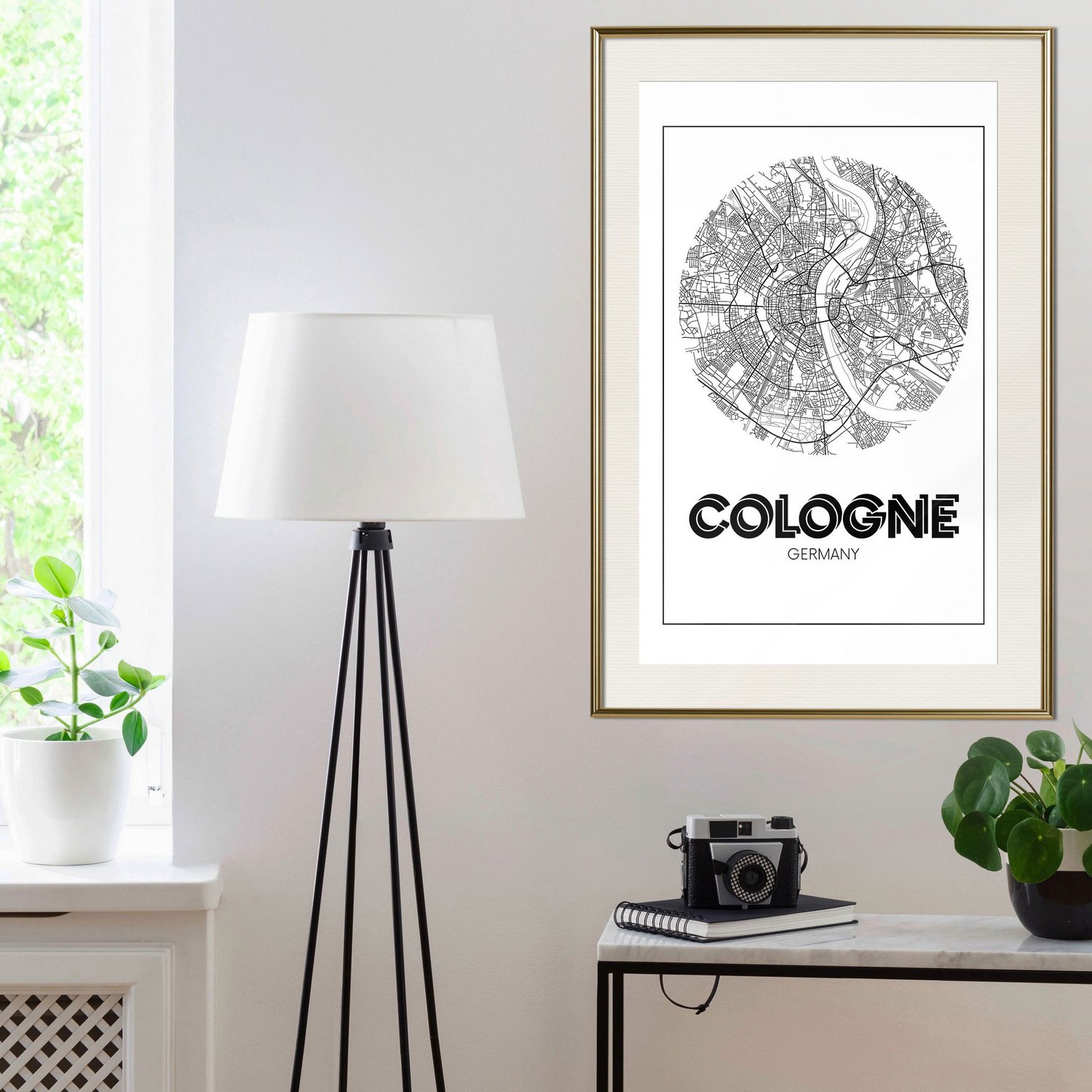 Poster Artgeist Affisch Retro Cologne