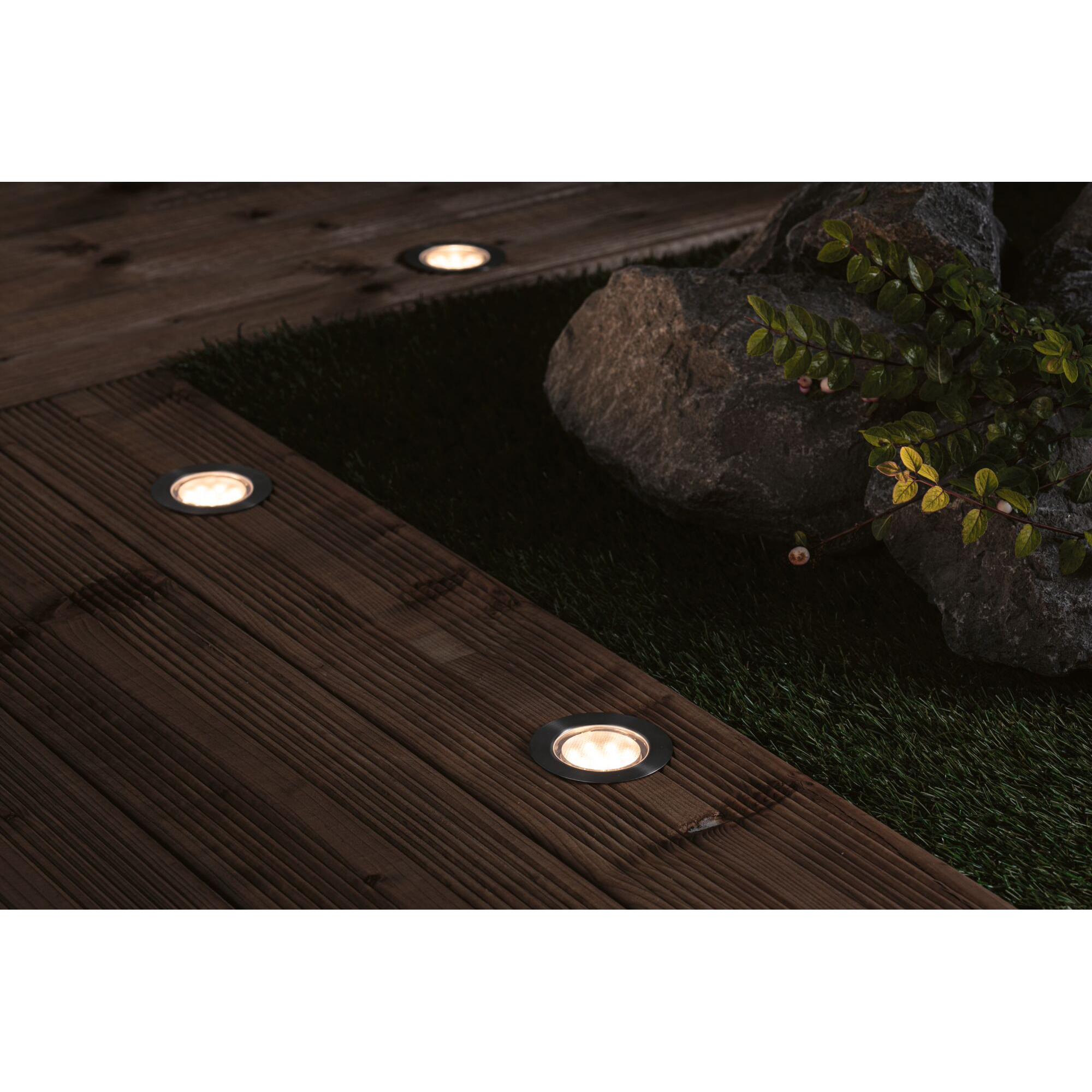 LED Infälld Markbelysning Paulmann Plug & Shine Floor Profil Spot Insektsvänlig IP67 2W