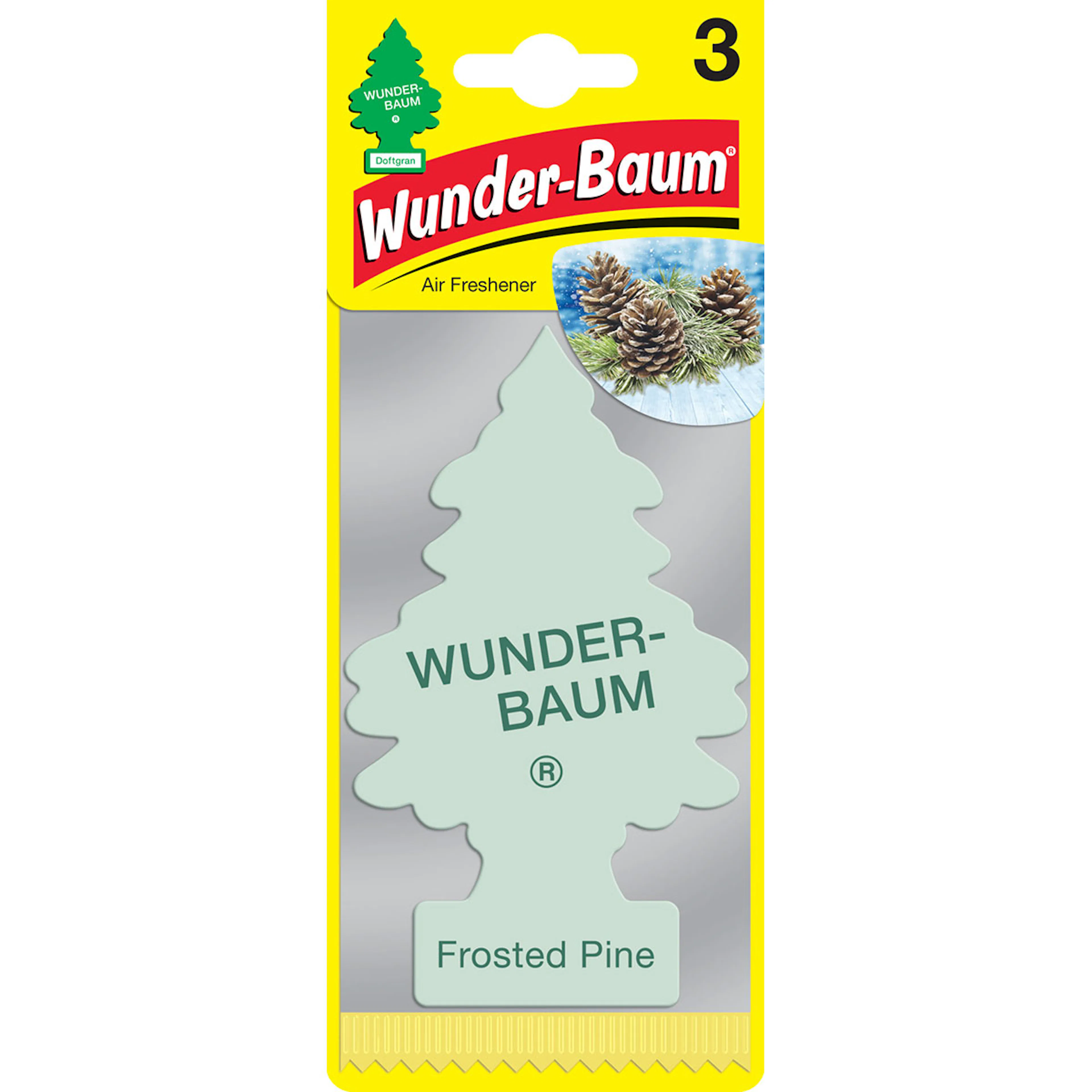 Luftfräschare Wunder-Baum Frosted Pine 3-pack