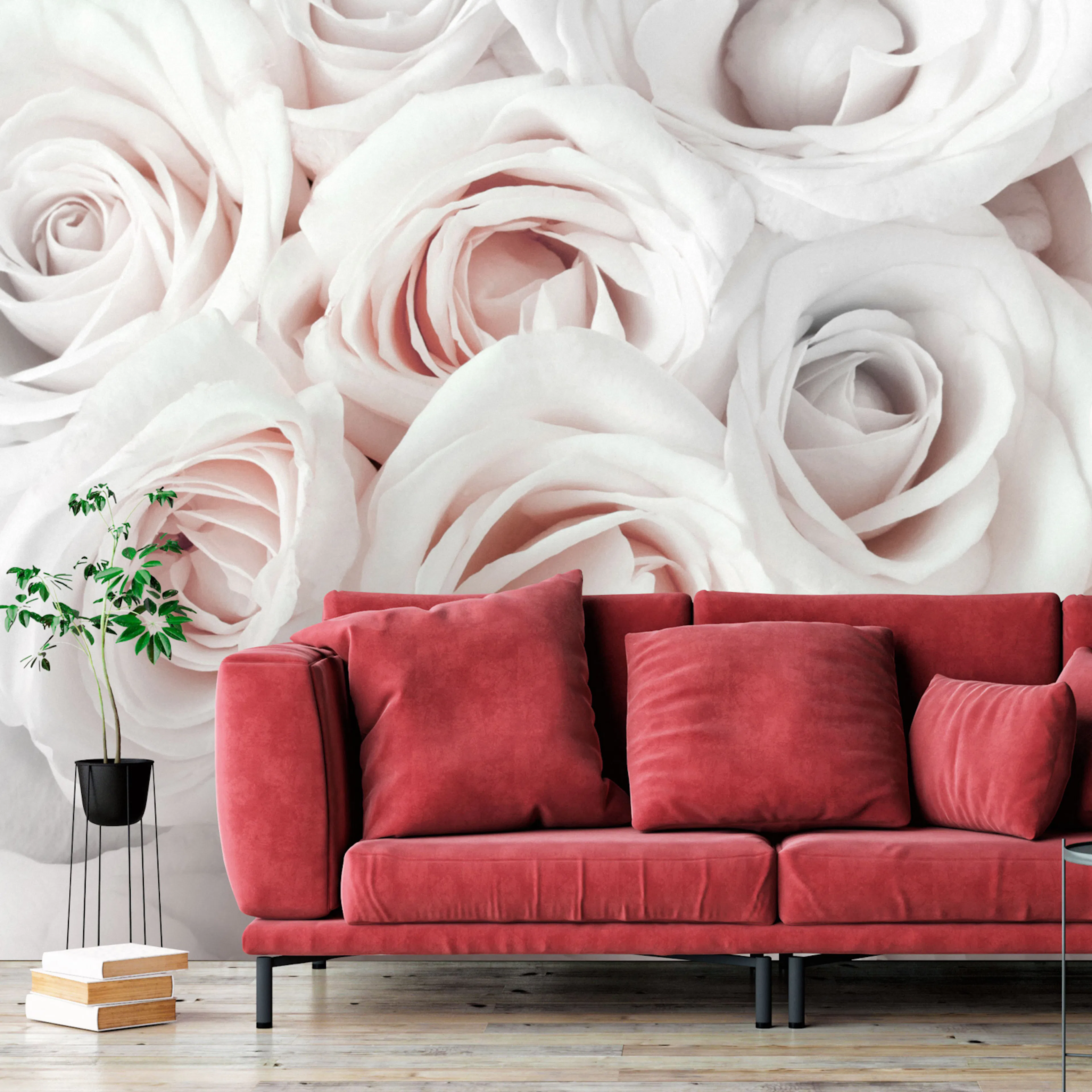 Fototapet - Satin Rose (Pink) 450x315 450x315 cm