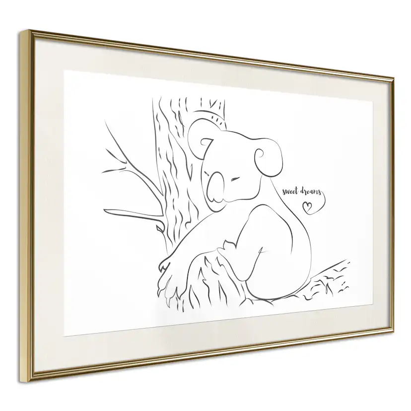 Poster Artgeist Affisch Sleepy Koala