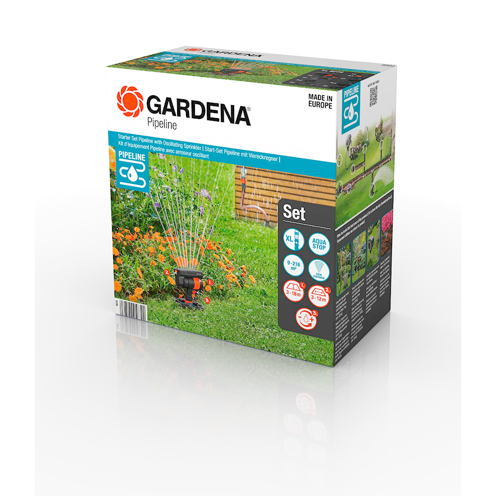 Startset Pipeline Gardena med Vattenspridare