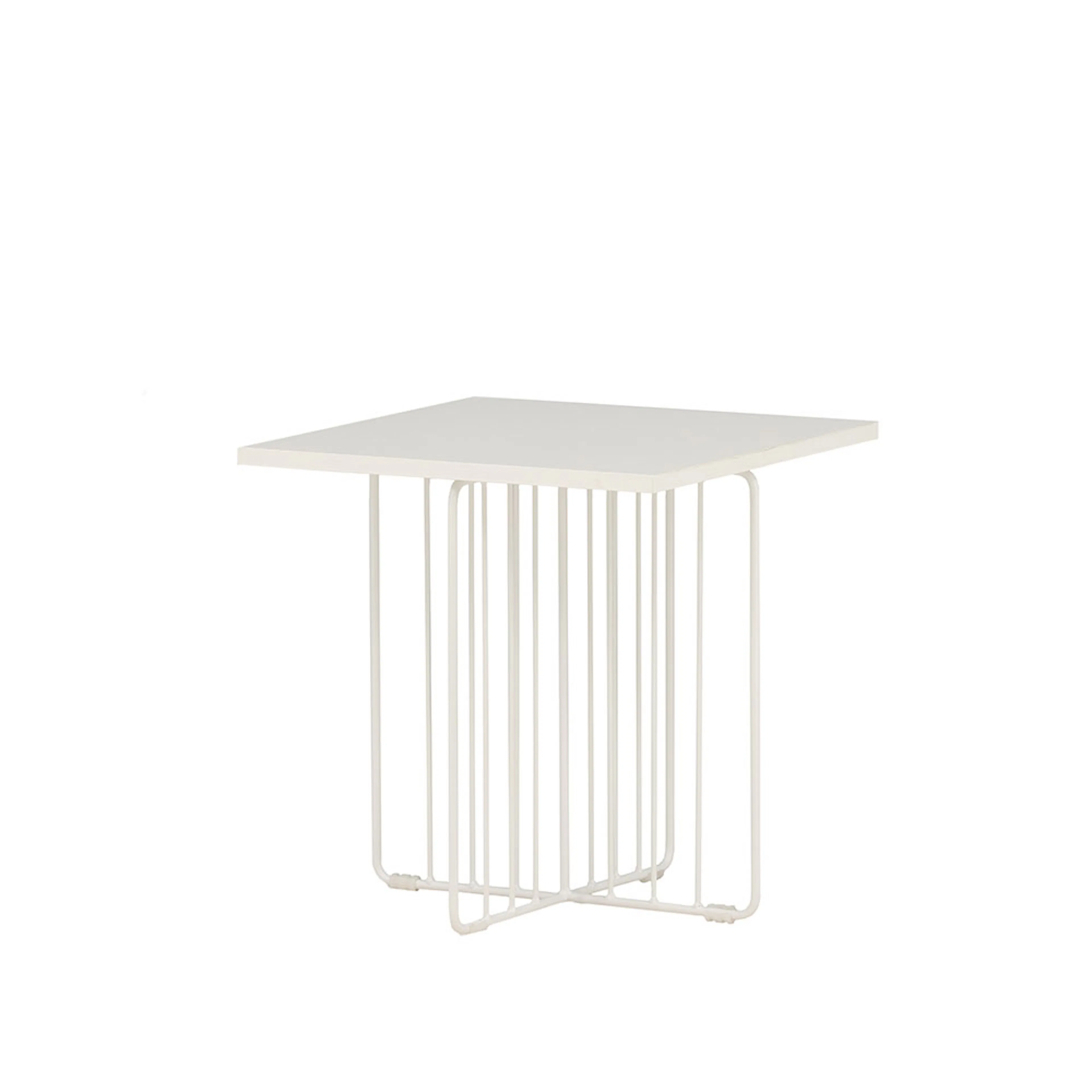 Dayton Sofa Table - White powder coating / White MDF Vit