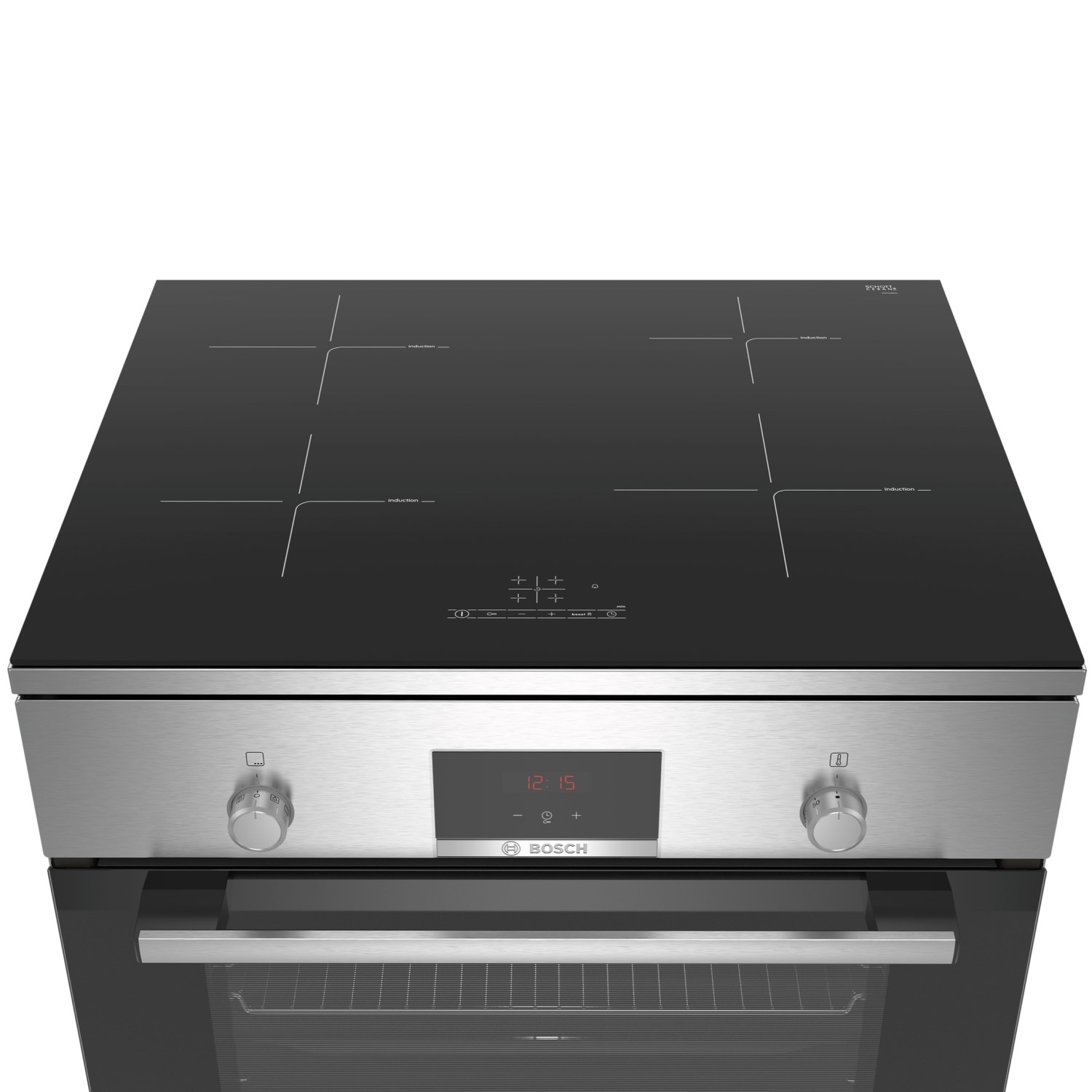 Induktionsspis Bosch Serie 4 HLN39A050U Rostfritt Stål