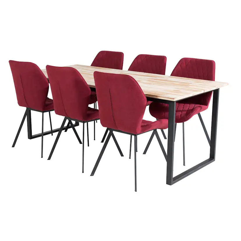 Matgrupp Venture Home Cirebon med 6 Gemma Stolar