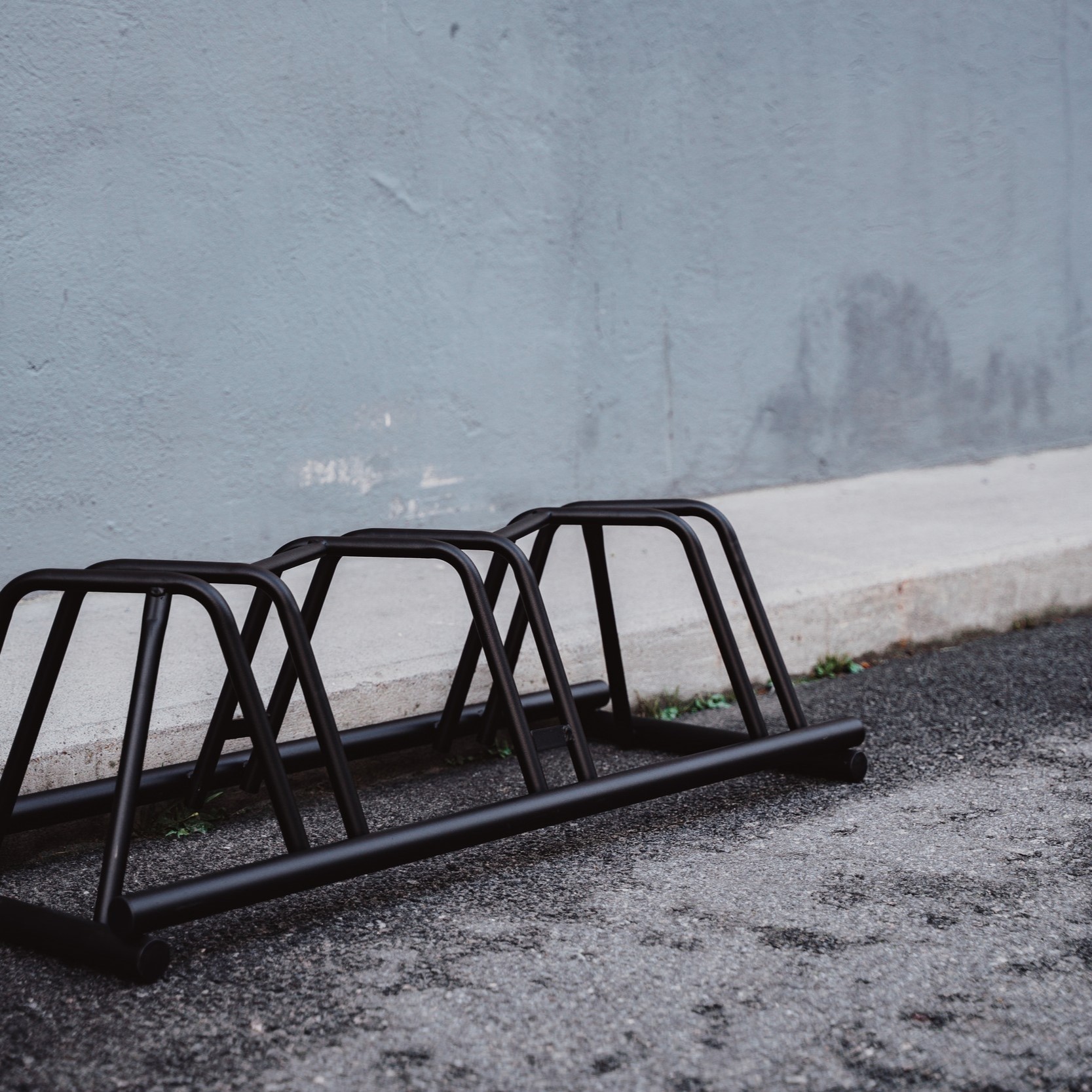 153 Cykelställ 3-platser. Svart Svart