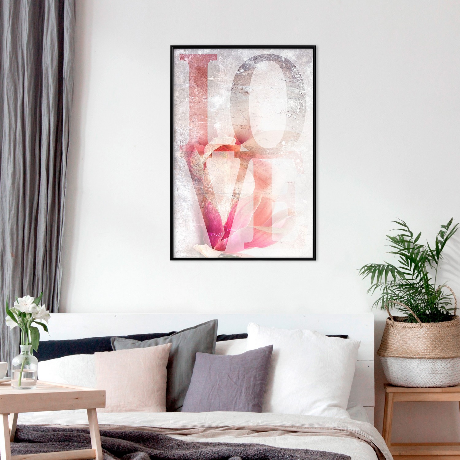 Poster Artgeist Affisch Magnolia Love