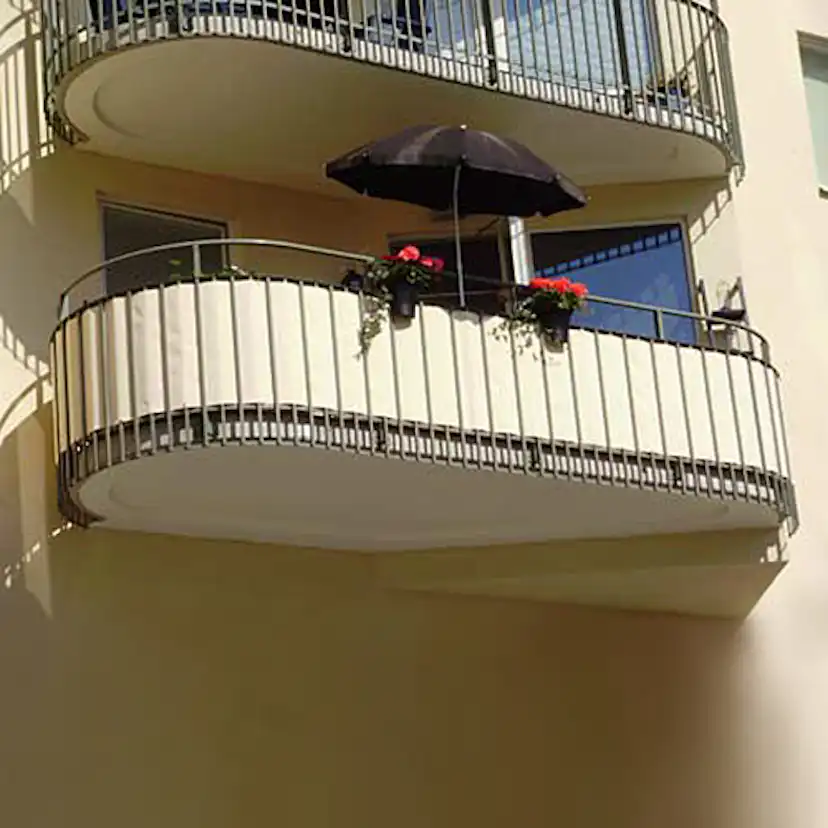 Balkongskydd Dittsolskydd Gul