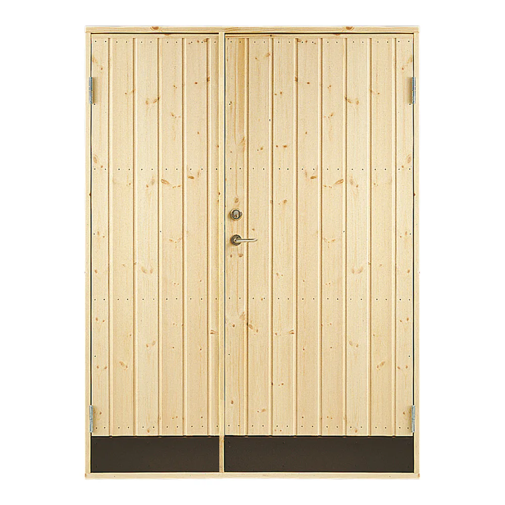 Dubbeldörr Jabo 18° Rak 15,3x19