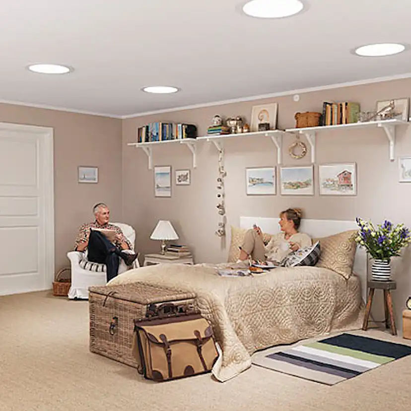 Ljustunnel Velux TCF för Platt Tak Flexrör