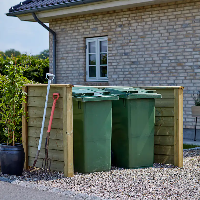 Skärm PLUS Klink Avfallsskjul