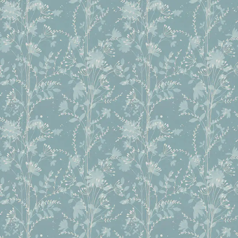 Tapet Laura Ashley Fennelton Pale Newport Blå 121079