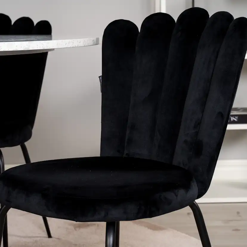 Matgrupp Venture Home Roxanna med 4 Limhamn Light Stolar