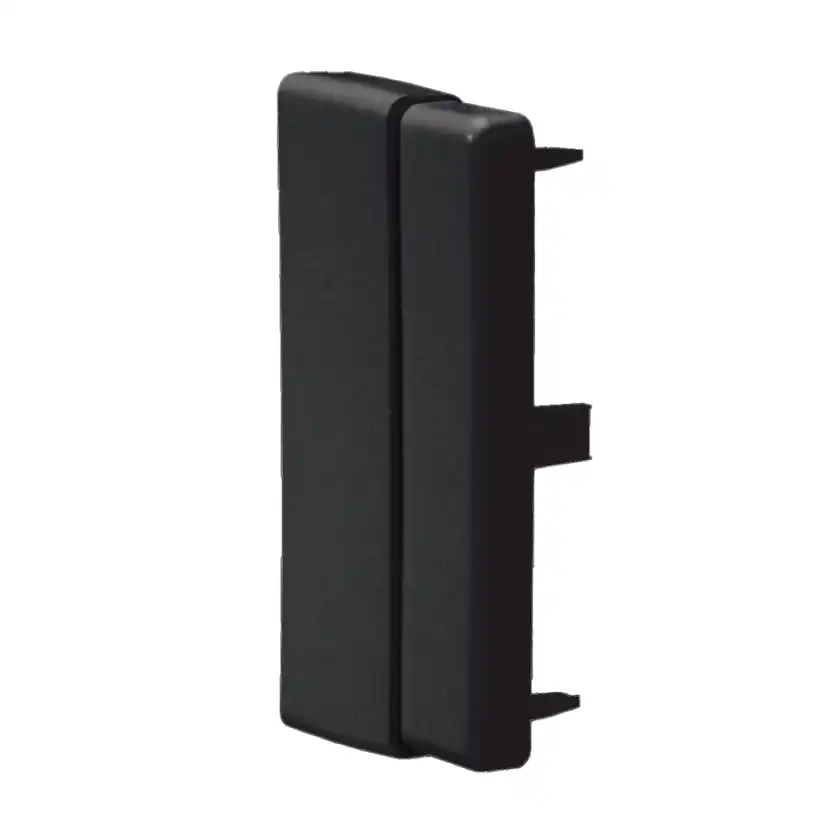Ändstycke till Matarkanal Hager LF/LFH 60 x 110 mm Halogenfri Svart RAL 9011