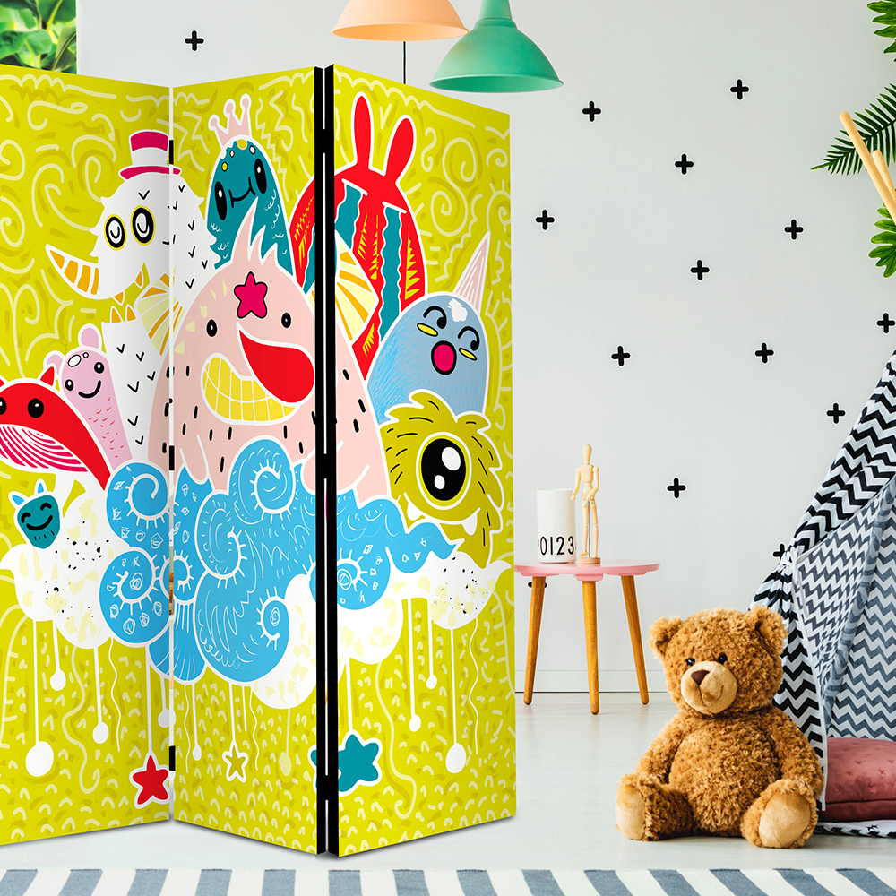 Rumsavdelare Arkiio Happy Creatures 135x172 cm