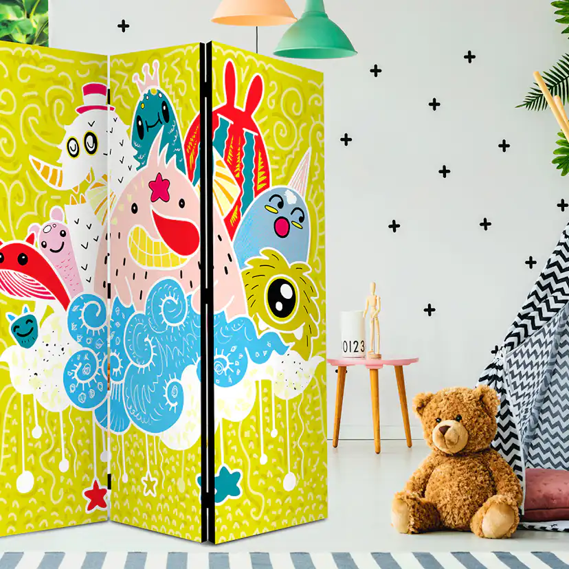 Rumsavdelare Arkiio Happy Creatures 135x172 cm