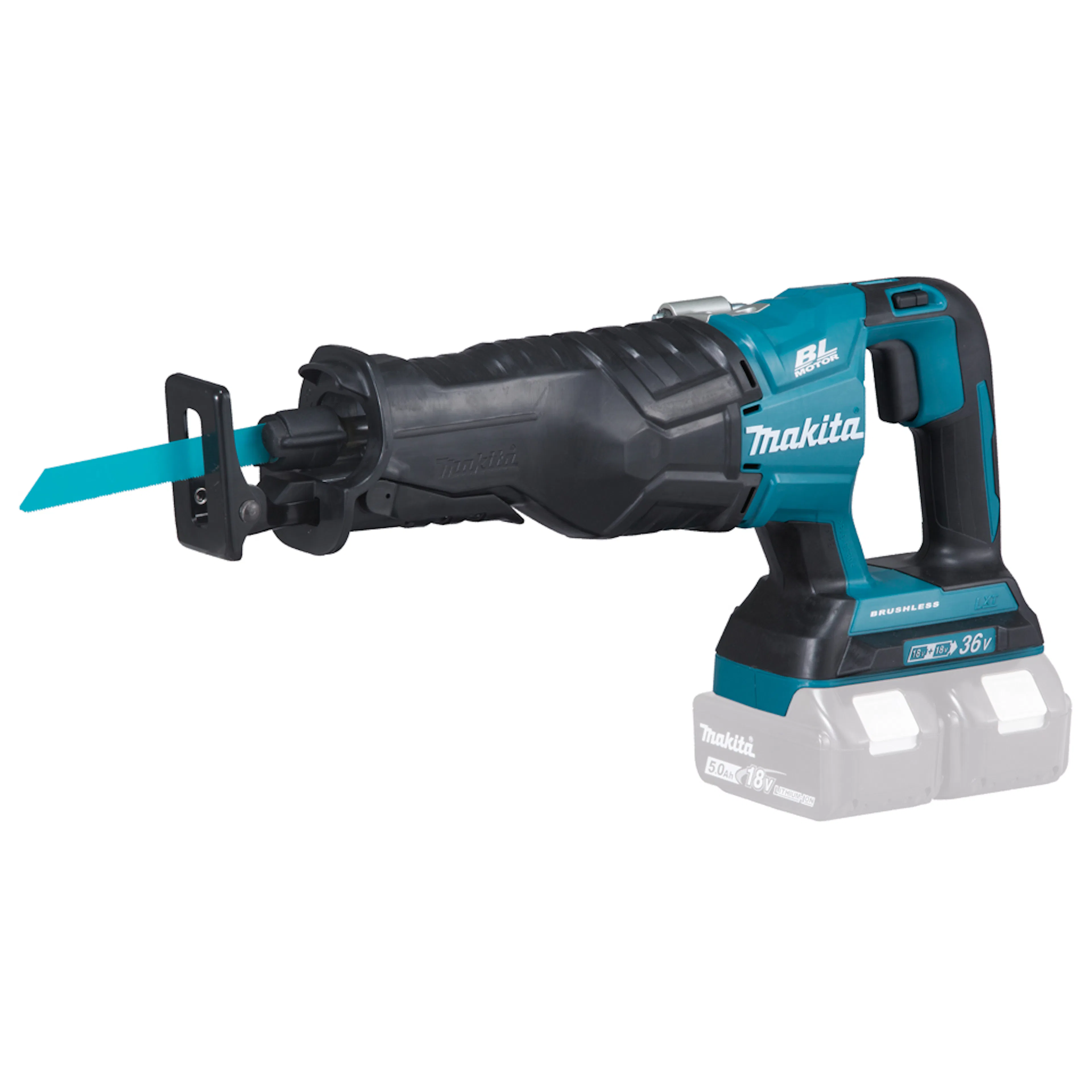 Tigersåg Makita LXT DJR360Z 2x18V utan Batteri