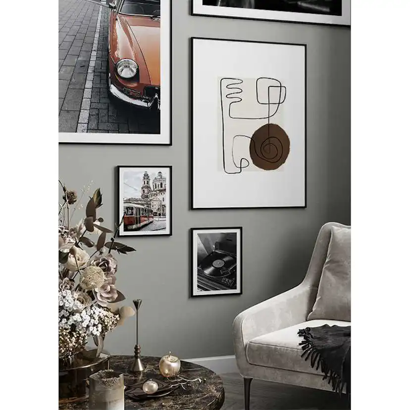 Poster Gallerix Abstract Brushed No2