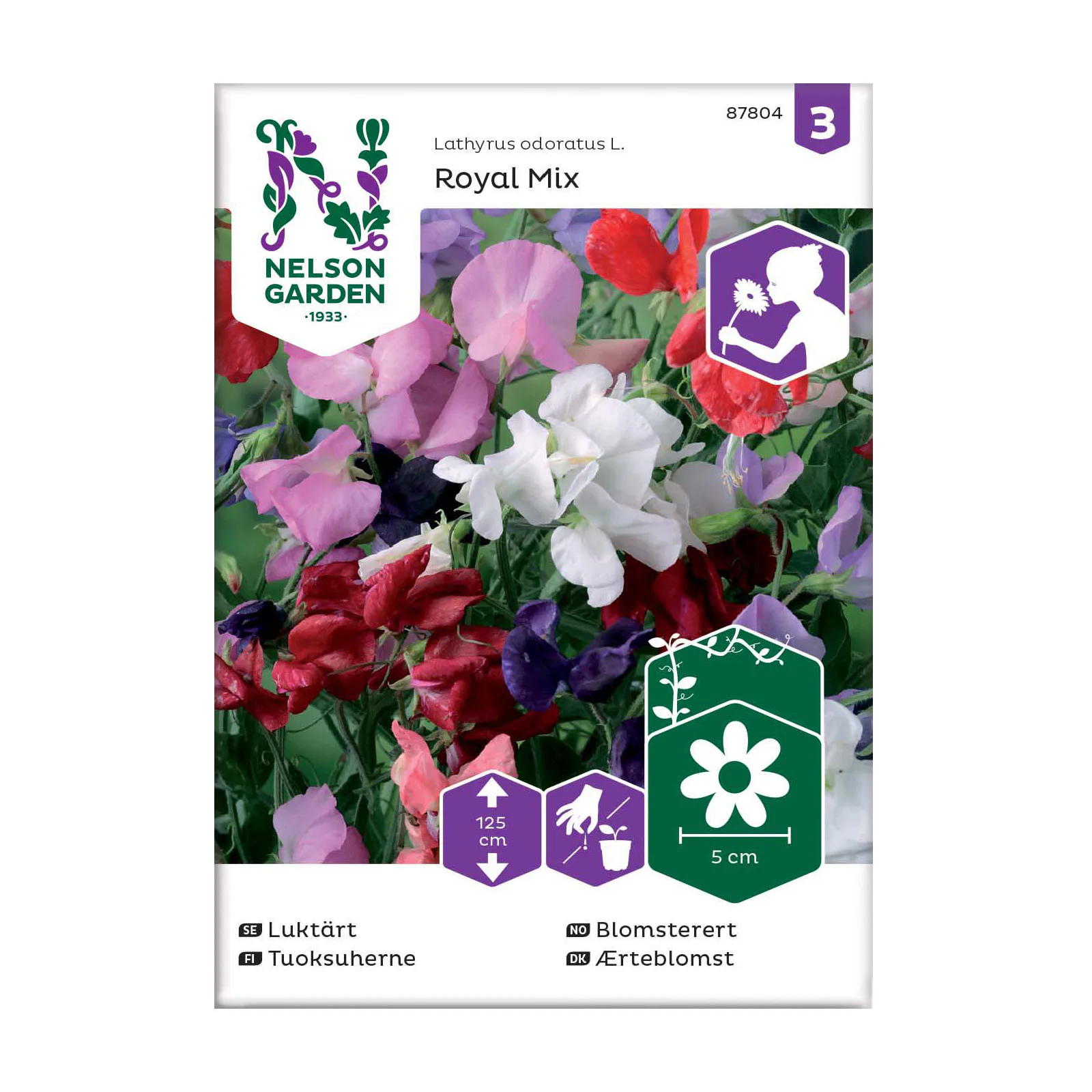 Frö Luktärt Nelson Garden Royal Mix