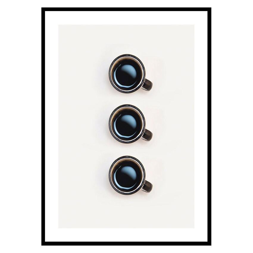 Poster Gallerix Three Cups Of Coffee