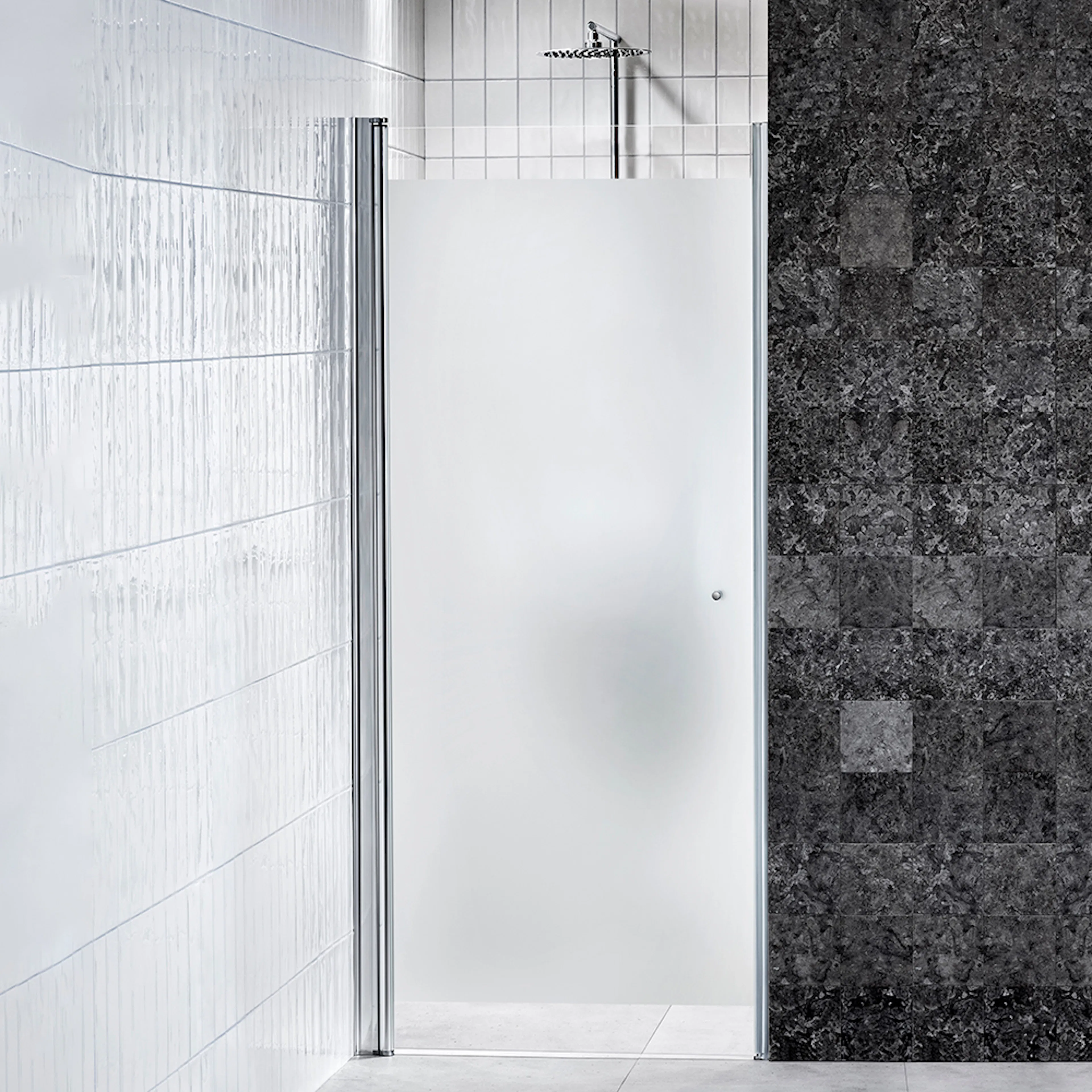 AL D-DÖRR PICTO 1 RAK 100 FR1 Frostat glas, Bredd: 948 mm