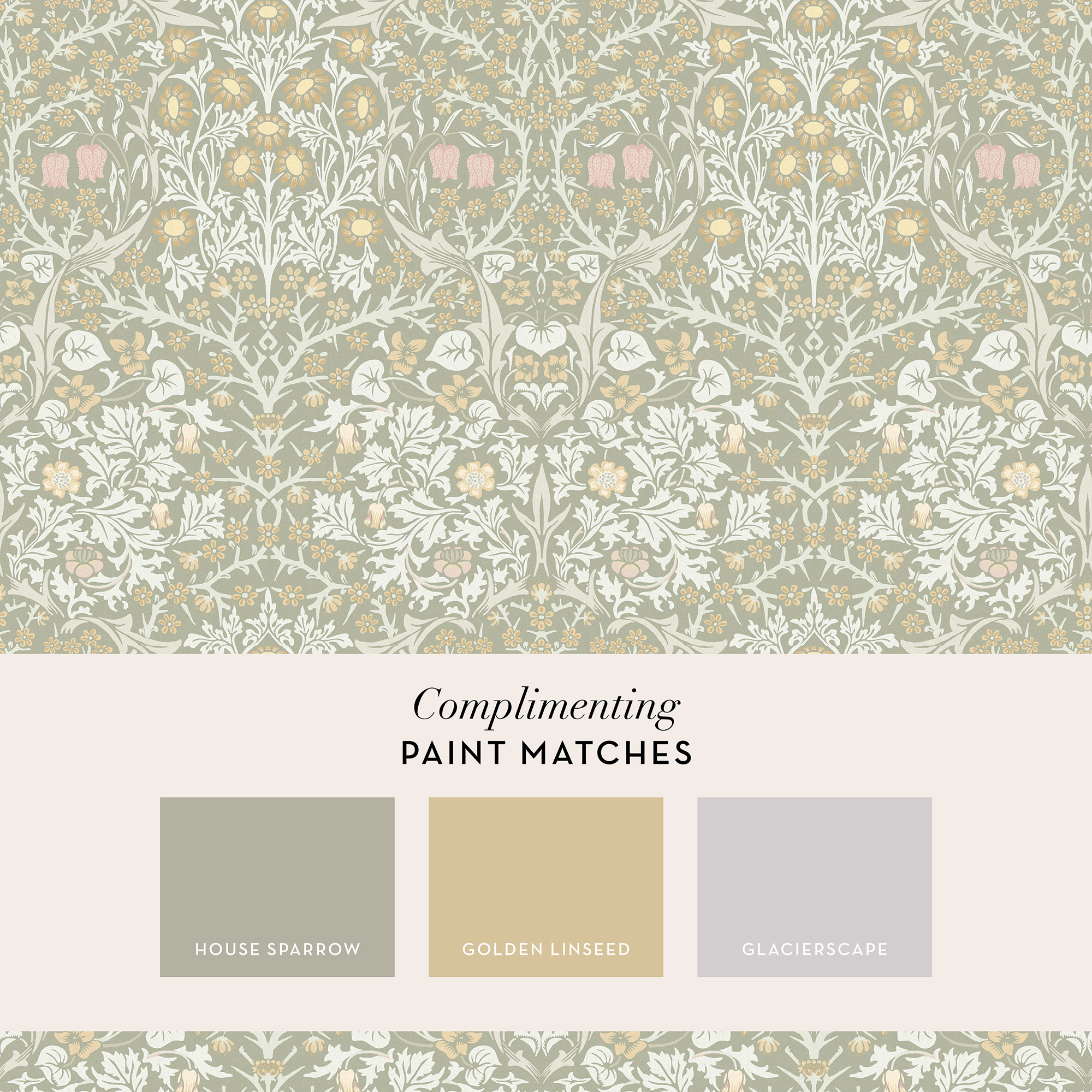 Tapet William Morris At Home Blackthorn 124253