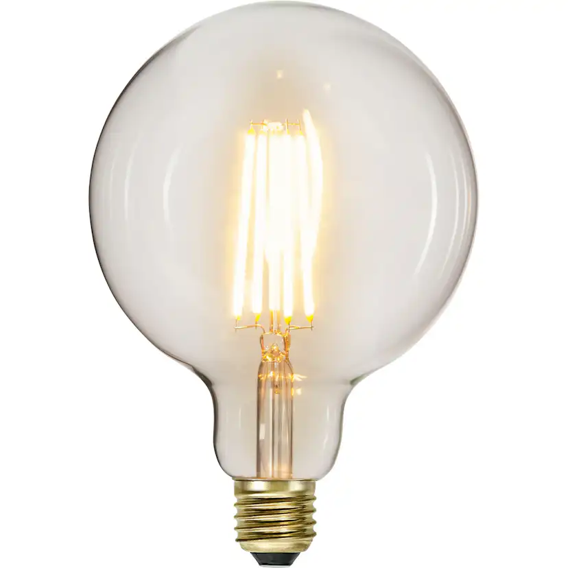 LED-lampa Star Trading E27 G125 Soft Glow 3-step Dimbar