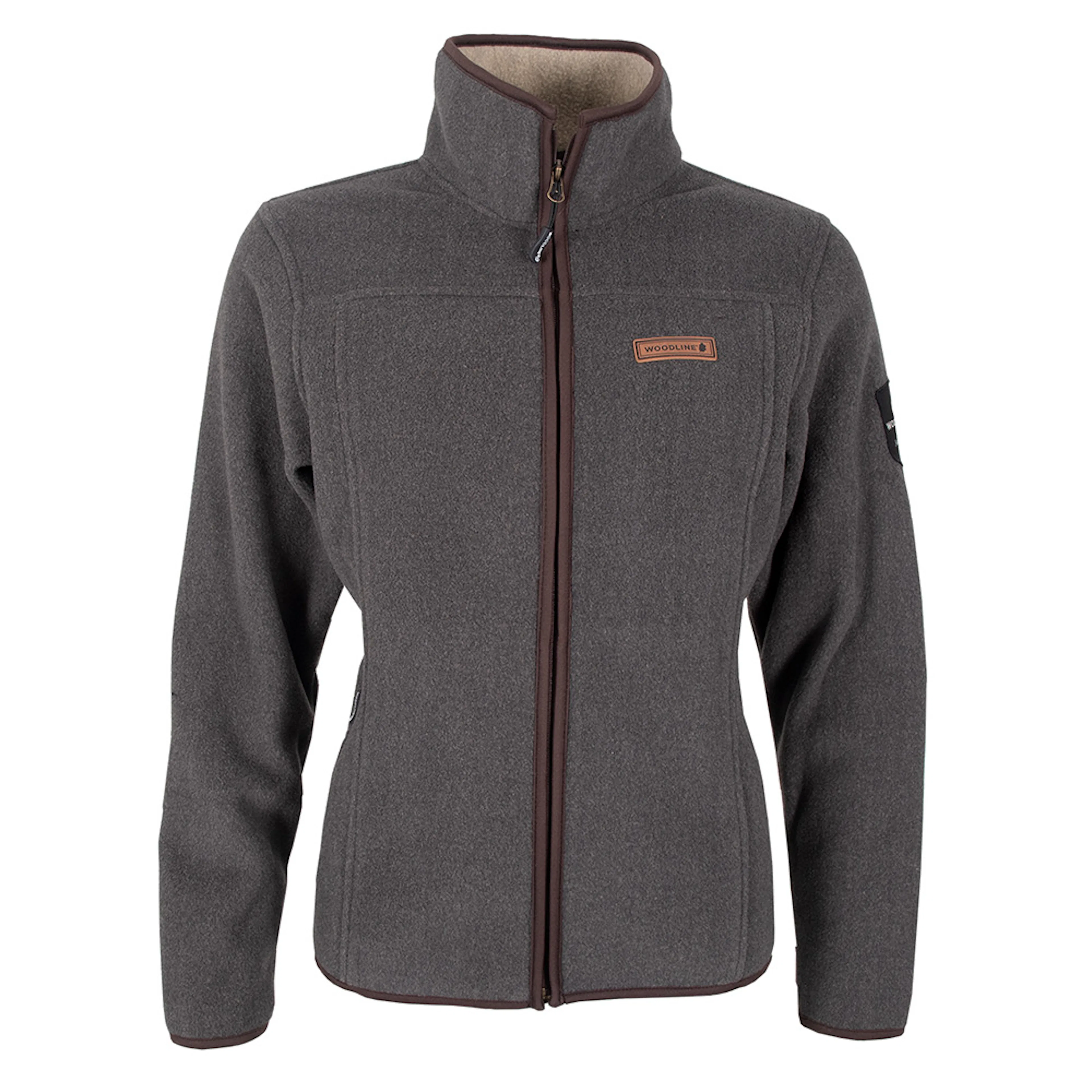 Fleecetröja Woodline Bolmen Grå Dam