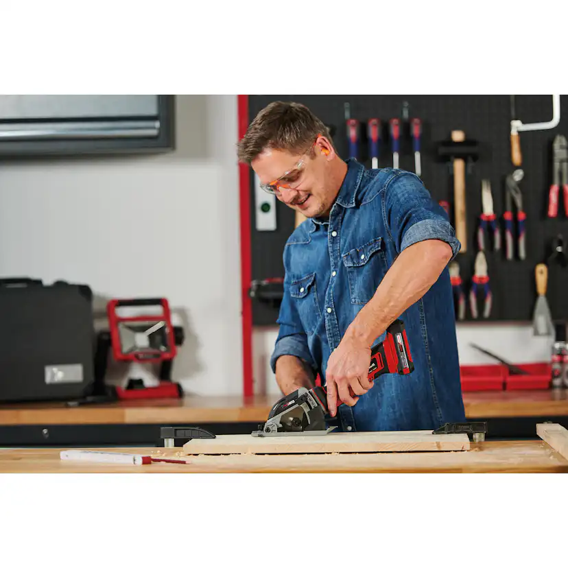 Mini-cirkelsåg Einhell TE-CS 18/89 Li - Solo Sladdlös utan Batteri