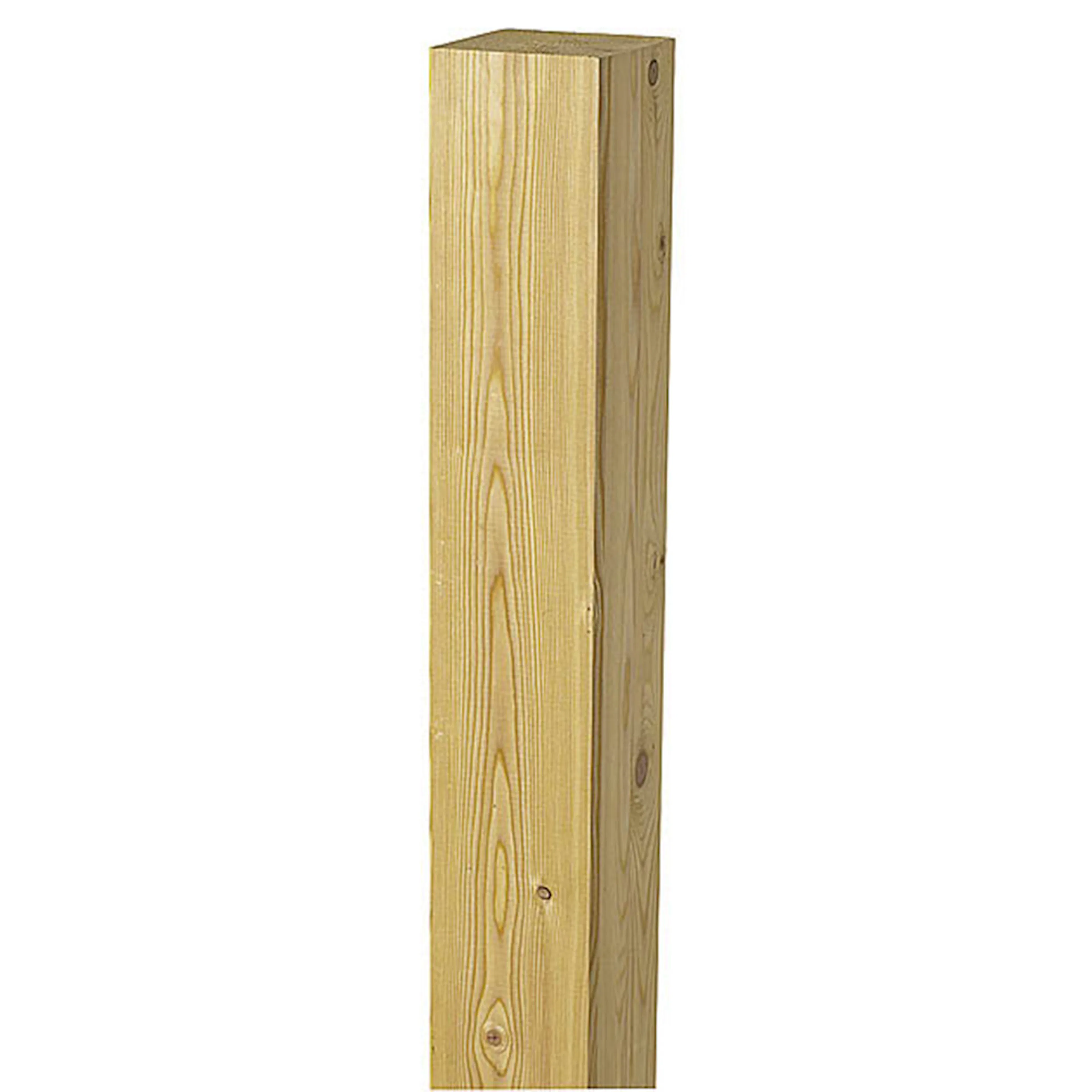 Stolpe tryckimpregnerad furu 70x70x1000 mm 100% PEFC Längd: 1000 mm