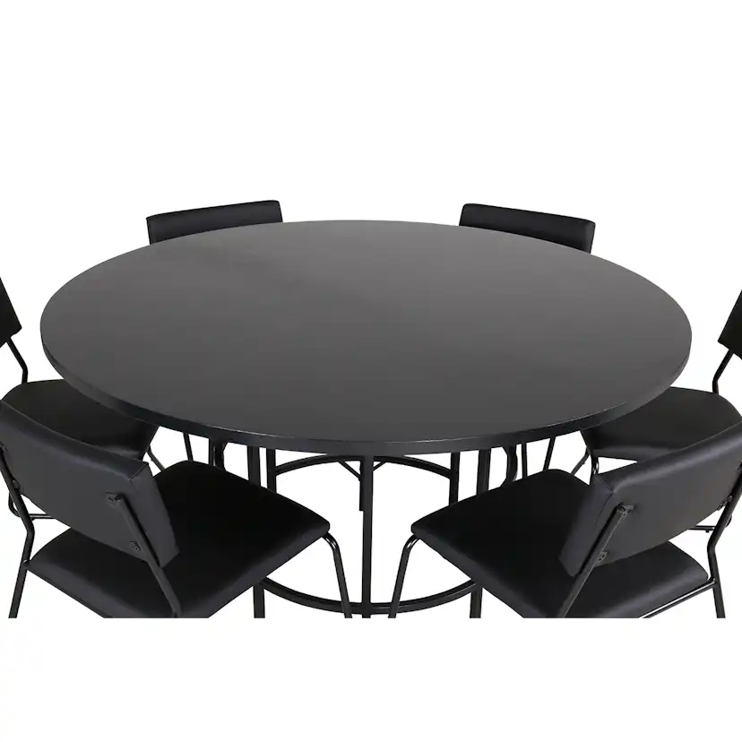 Matgrupp Venture Home Wien med 6 Kungshamn Stolar Konstläder