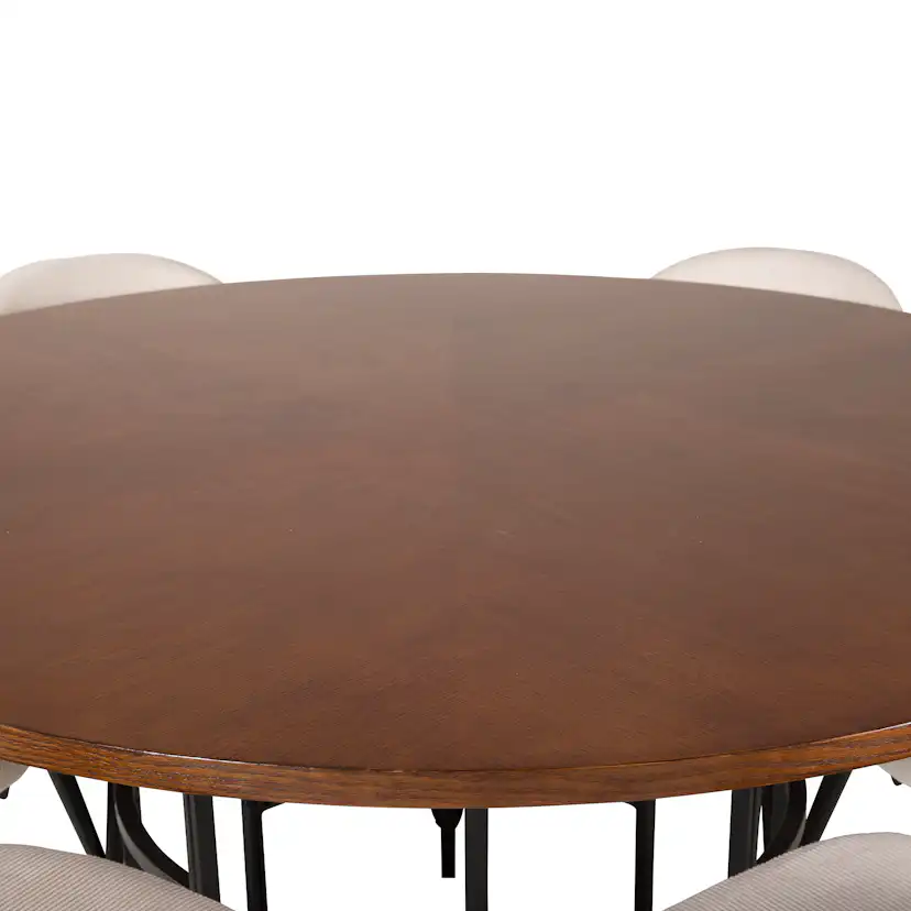 Matgrupp furniture/fashion Copenhagen med 6 Valentina Sammet Stolar
