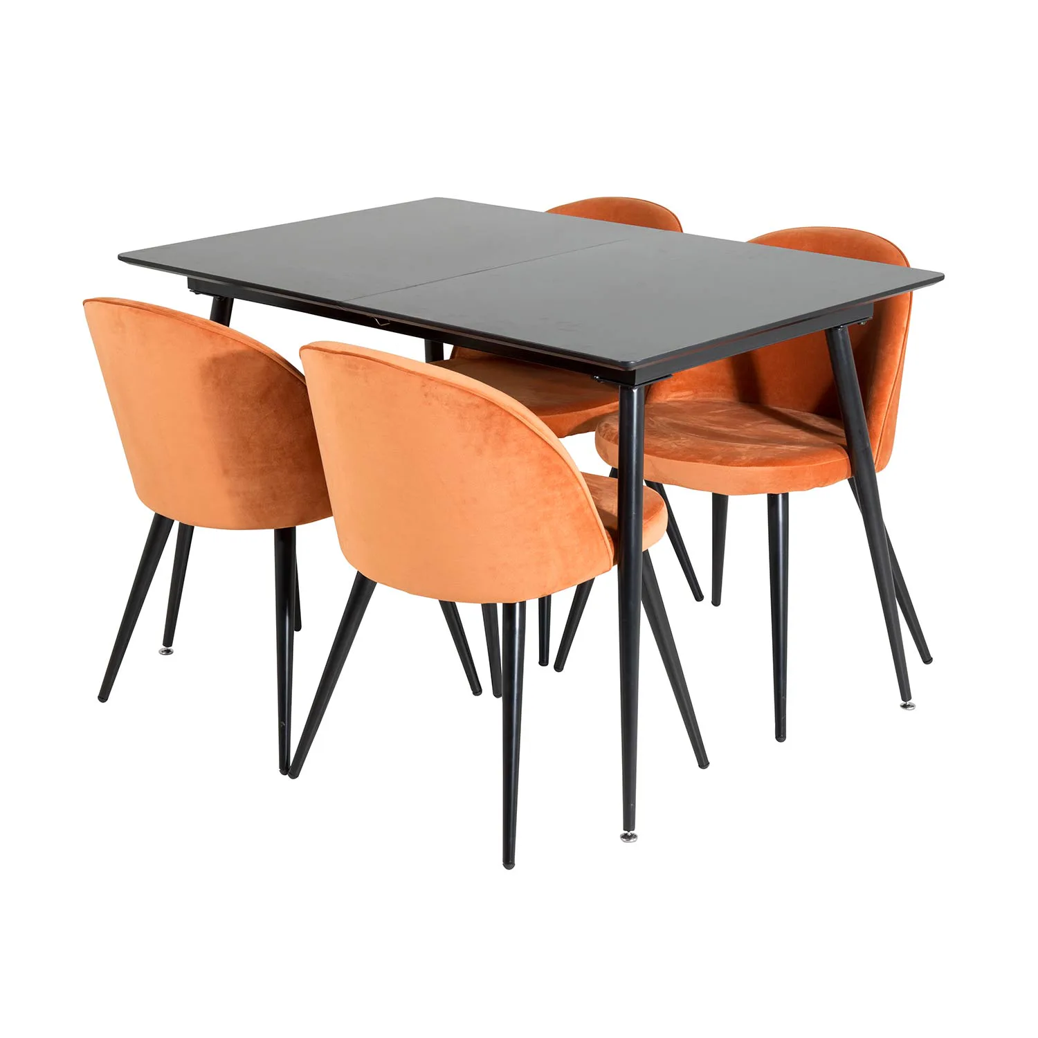 Svart/Orange
