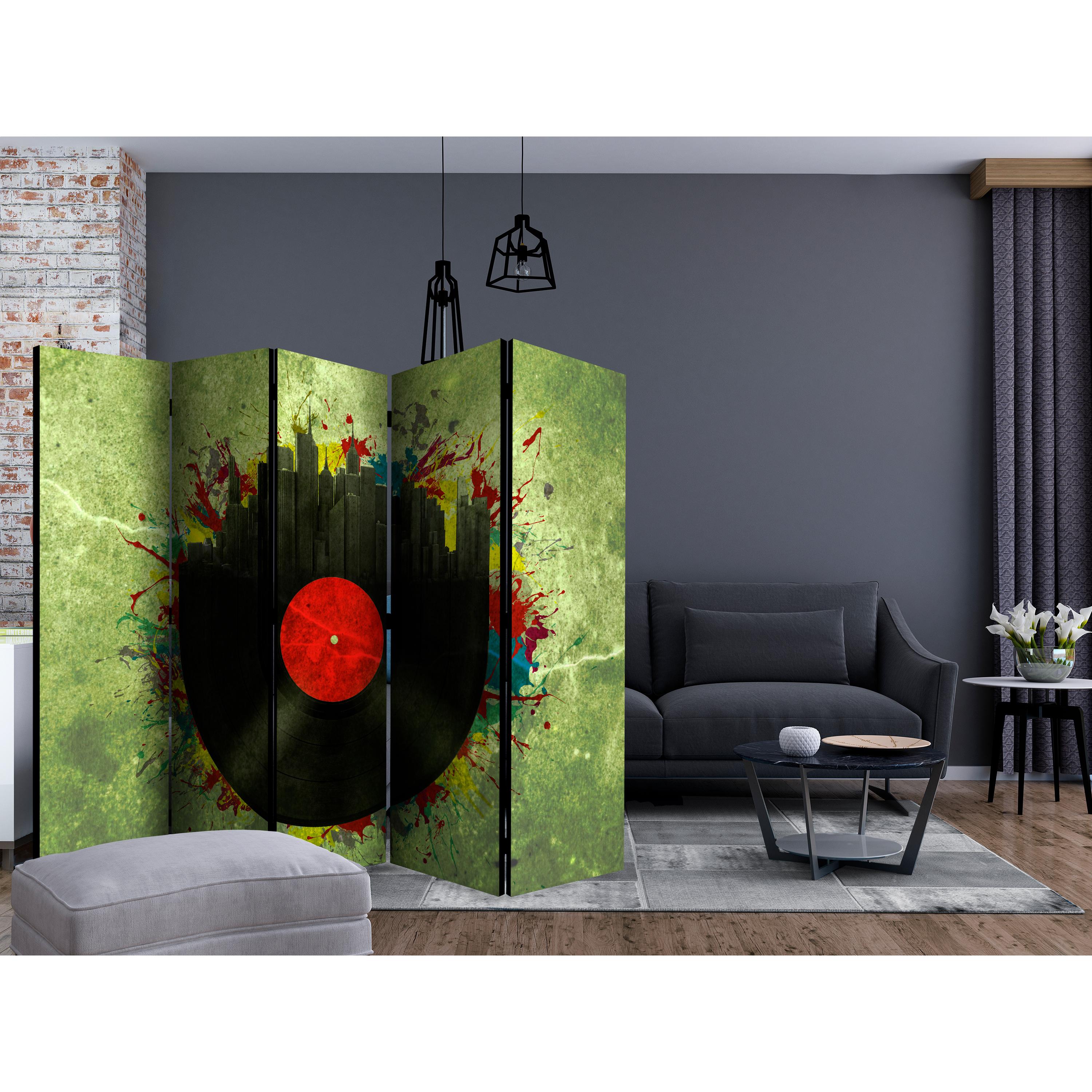 Rumsavdelare Arkiio Colorful Melodies of the city II 225x172 cm